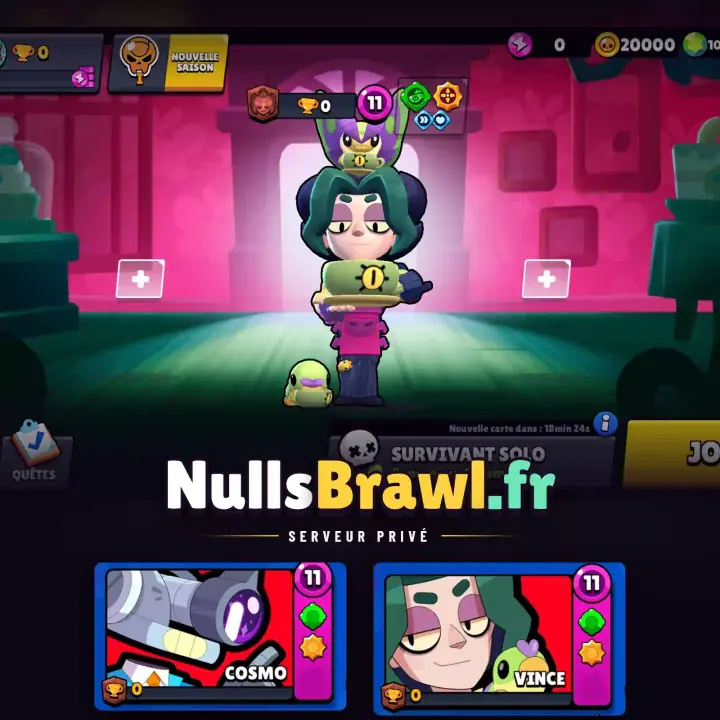 Nouveau personnage Vince disponible dans Null's Brawl.